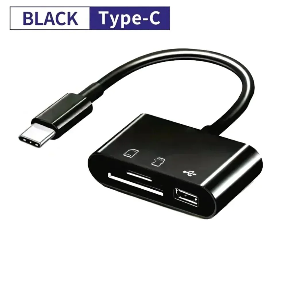 USB-C SD Card Reader Adapter for Android Apple MacBook Phones Cameras SDHC New